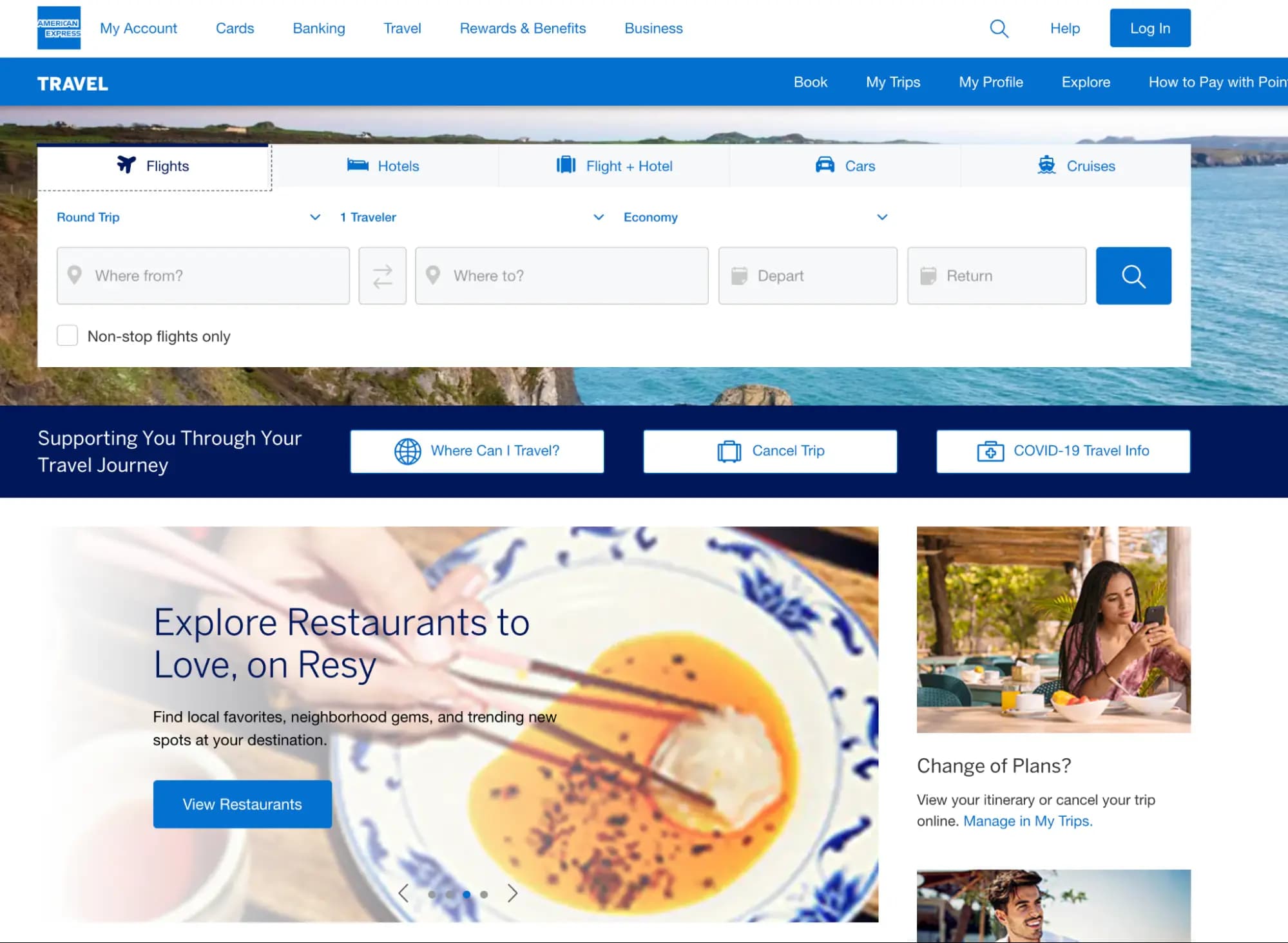 Amex Travel Portal